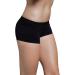 Stretch Seamless Mini Panties Boy Shorts Briefs - Black | Dance Exercise Yoga Spankies - Buy Online on GoSupps.com