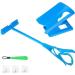 HouCheer Sock Aid Kit, Stocking Socks Helper Easy On Easy Off Sock Plastic Slider Dressing Aid No Bending, Straining System Pain Free Elderly Pregnant Assist with 1 Plastic Shoe Horn, 3 Wall Hooks