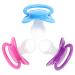 CutiePlusU Adult Size Pacifiers 3 Pack - Navy Blue Dark Pink Deep Purple | Quality Comfort for Adults - Buy Online on GoSupps.com