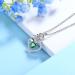 Cute Cat Necklace with Sparkling Zirconia Crystal Birthstone Pendant Necklace for Girls Womens White Gold Over 925 Sterling Silver Animal Necklace Birthstone Jewelry Sweet Present Girlfriend Sisters E May - Emerald - Buy Online on GoSupps.com