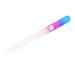 REMOS Nail File Made of Real Tempered Glass - Double-Sided Blue-Purple