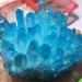 Natural Crystal Rough 350g Titanium Blue Rainbow Crystal Quartz Cluster Aura Healing - Buy Online on GoSupps.com