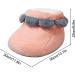 Brojaq Heated Foot Warmer - Washable Slipper Style Rechargeable Cold Weather Accessory for Work Read Travel - Cozy Pink Comfort - Buy Online on GoSupps.com