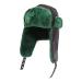 Eddie Winter Trapper Hat from National Lampoons Christmas Vacation for Halloween Christmas Costume,Trapper Hat for Men Women with Green Faux Fur Brown