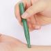 ideayard Jade Gua Sha Pen Scraping Massage Wand Tool Acupuncture Pen Therapy Stick Point Treatment (Aventurine-green)