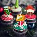 Gadpiparty Birthday Cake Decorations Christmas Cupcake Topper s 24pcs Merry Christmas Snowman Elk Santa Hat Cake Decoration Xmas Fruit Desserts Cocktail Picks Christmas Cake Decorations - Buy Online on GoSupps.com