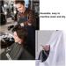 Professional Hair Cutting Gown Cape for Men & Women - Salon Barber Cape with Viewing Window & Snap Closure | International Shipping Available - Buy Online on GoSupps.com