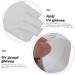Mikinona 1 Pair UV Gloves Gel Nail Gloves Half Finger Gloves Outdoor Gloves Nail Art Skin Care Supply Summer Beach Gloves Womens Gloves UV Hand Protection Shield White LED Women's Fabric - Buy Online on GoSupps.com