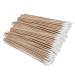 100 Pieces 6 Inch Wooden Sticks Cotton Swab Cleaning Cotton Sticks Wood Cotton Buds Makeup Cosmetic Applicator Sticks Cotton swab