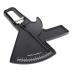 2 Colors 0-80MM Body Fat Measure Tape Skinfold Caliper for Man & Woman Building Muscle Body Fat Caliper for Man & Woman Waist Leg Tracking(black)