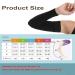 Arm Compression Sleeve for Men & Women - 20-30 mmHg Full Arm Support for Pain Relief Swelling & Recovery - Black Large - Buy Online on GoSupps.com