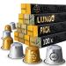 Lungo Taster Pack: 100 Nespresso Compatible Pods. Test-Winning Fairtrade Capsules Lungo Taster Pack 100 Count (Pack of 1)