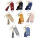 HSYHERE Multifunction Portable Empty Travel Bottle Keychain Hand Sanitizer Bottle Keychain PU Leather Tassel Key Chains Car Key Ring +Refillable Containers for Toiletry Shampoo Lotion Soap -Green - Buy Online on GoSupps.com