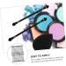 Baluue 90 Pcs Double Ended Eyeshadow Brush Sponges Makeup Cosmetic Tool Tipped Eye Black Artificial Fiber - Buy Online on GoSupps.com