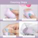 Makeup Sponge Blender 4 Pcs Beauty Blender Foundation Sponges Set with 1 Sponge Holder Case Professional Non Latex Beauty Applicator Set for Cream Liquid and Powder (Purple) - Buy Online on GoSupps.com