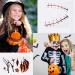 Tattoo Stickers Halloween Temporary Tattoos Blood Wound Bleeding Scar for Halloween Makeup Zombie Makeup Party Cosplay Costume Face Decals Prank Zombies Party Supplies - Buy Online on GoSupps.com