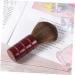 Beavorty dusters for cleaning Hair Cutting Brush Neck Duster Neck Brush Salon Brush hair brush face Wooden M Red - Buy Online on GoSupps.com