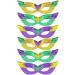 hgnxa Mardi Gras Costume Accessory Set Mardi Gras Tricolor Eyemask Feathers Headband Neckerchief for Womens Girls Cosplay Gift Purple - Buy Online on GoSupps.com