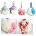 FRCOLOR 2pcs Exfoliating Mesh Bath Sponge Balls - Soft Loofah Pouf for Shower & Bath | Two-Color H301 | Ideal for Deep Cleansing & Skin Care - Buy Online on GoSupps.com