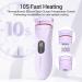 TOUCHBeauty Heated Eyelash Curler Rechargeable Electric Eyelash Curler with LED Display 3-Level Adjustable Temperature Rechargeable Natural Curling 24H Long Lasting for Women AG-2316purple - Buy Online on GoSupps.com
