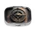 Magical Design Norse Runes Compass Printing 2 Compartment Small Pill Case Cute Small Pill Box Purse Pill Boxs Travel Pill Organizer for Pocket Purse and Travel Gifts