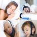 Anti Snoring Chin Strap | Sleep Apnea Solution | Stop Snoring Mouth Guard for Men & Women - Black/Blue - Buy Online on GoSupps.com