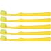 Verdant Touch Brace Toothbrush - 5 Pack Soft Interdental Toothbrush for Comfortable Bathroom Use - Yellow - Buy Online on GoSupps.com