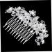 MAGICLULU Bridal Wedding Hair Comb Hair Comb Slide Clip Hairpiece Wedding Rhinestone Pearls Hair Comb Pearl Tiara Pearl Hair Comb Crystal Hair Comb Wig Bride Rhinestones Hair Accessories - Buy Online on GoSupps.com