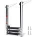 XinKunmarine 3 Step Boat Ladder | 304 Stainless Steel Folding Dive Ladder | Telescoping Dock Ladder for Marine, Pontoon, Yacht - Buy Online on GoSupps.com