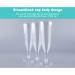 KBG 40 Pack 5 Oz Disposable Plastic Champagne Flutes | Mimosa Bar Glasses | Transparent 30 Pack-2 - Buy Online on GoSupps.com