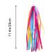 VORCOOL 1Pair Bike Handlebar Streamers - Colorful Polyester Tassel Ribbons for Children | Yellow Bicycle Grips Accessories - Buy Online on GoSupps.com
