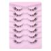 RSYHVG Fake Cat Eyelashes Eyelashes Extensions Artificial Clustered Eyelashes Eggs Natural False Eyelashes
