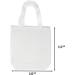 Simplify Your Arts and Crafts with 12 DIY Blank White Canvas Tote Bags - Bulk Pack - Buy Online on GoSupps.com