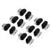 6 Pairs Toe Spacers Separators Soft Flexible Skin Friendly Overlapping Bunion Corrector for Men and Women L
