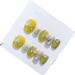 Handmade Long and Short Nail Patches for Artificial Nail Enhancement(Color:19583 Size:S)