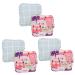 GLEAVI 6pcs Sanitary Napkin Storage Bags Period Hygiene Products For Women Menstrual Pad Pouch Period Bag Outdoor Travel School Supplies Washable Pure Cotton
