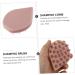 Foytoki Silicone Bathing Brush - 1 Piece Scalp Massage & Shampoo Brush - Pink Birthday Gift - 8.5x7cm Silicone Ridge Bathroom Brush - Buy Online on GoSupps.com