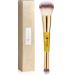 Ducare Foundation brush - contour bronzer makeup brush double ended makeup brush for blending liquid powder concealer cream cosmetics blush buffe 1