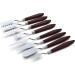8 Pack Stainless Steel Painting Knife Set with Wood Handle - Professional Palette Knives Spatula for Oil Paint Canvas Artists Beginners - Buy Online on GoSupps.com