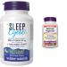 Webber Naturals Sleep Cycle Melatonin with L-Theanine 5-HTP & Sleep Botanicals & Melatonin 10 mg with 150 mg of Magnesium 60 Tablets For Sleep Support Muscle Function and Relaxation Vegan