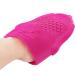 Buy Makeup Brush Cleaner Glove Mat - Silicone Cosmetic Scrubber for Face & Eye Brushes - Pink (Rose Red) - International Shipping Available - Buy Online on GoSupps.com