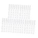minkissy Nail Color Displaying Card 3 Nail Tools for Nail Art Nail Manicure Tools Nail Art Tool Para U as Nail Color Bow Nail Color Display Tool Nail Polish Display Card