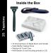 Tapstone Z5 Razor for Men - 5 Blade Shaving Razor with Travel Case & Marble Tapping Stone | RevMont Z5 Set for a Perfect Shave - Buy Online on GoSupps.com