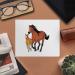 Buy Azeeda Microfiber Glasses Cleaning Cloths - Mare & Foal Design | International Shipping Available - Buy Online on GoSupps.com