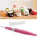 Needle Felting Pen MTQY Pink Pen Style Tool with 3 Needles | Wool Felt Poke Embroidery Punch Acupuncture Needle - Buy Online on GoSupps.com