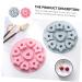 Zerodeko 2pcs Donut Mold Silicone Molds Heart Decor Heart Cake Pan Heart Pudding Mold De para Gelatinas Biscuits Mold Biscuits Mould Fondant Mold Fudge Food Supplement Box Silica Gel Baby 20.5X20.5X2CM - Buy Online on GoSupps.com