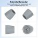Supregear Universal Walker Tips - 4 Pcs 28mm Grey Replacement Tips for Walkers, Tool-Free Installation - 2 Pair Pack - Buy Online on GoSupps.com