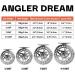 Angler Dream Fly Fishing Reel & Cord Combo - 3/4 5/6 7/8 9/10WT | CNC Milled Back Belayer - Buy Online on GoSupps.com