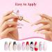Beetles Gel Nail Art Liner Set - 6 Popular Black White Red Colors with Thin Nail Art Brush - Soak Off Gel Paint Pens in Gold Silver Glitters - Gift for Girls - Buy Online on GoSupps.com