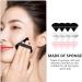2 Pcs Large Soft Triangle Makeup Puff Set - For Pressed Powder, Body, Eyes - White and Black - Buy Online on GoSupps.com